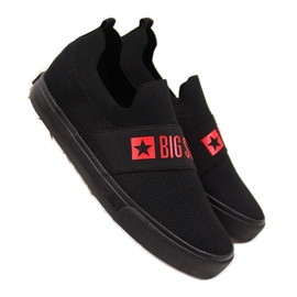 Tenisówki damskie slip on czarne Big Star FF274221