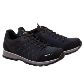 Półbuty męskie granatowe Rieker B5720-01 niebieskie