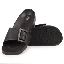 Klapki damskie piankowe plażowe czarne Big Star FF274A389