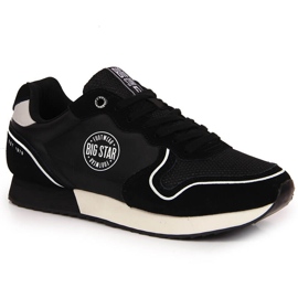 Buty sportowe skórzane czarne Big Star JJ274279