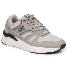 Buty sportowe męskie casual szare Big Star JJ174276