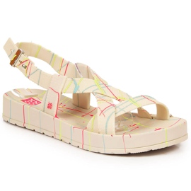 Sandały damskie gumowe pachnące Zaxy HH285264 beżowy