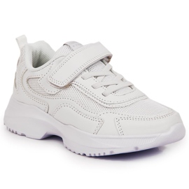 Buty sportowe dziecięce na rzep białe American Club