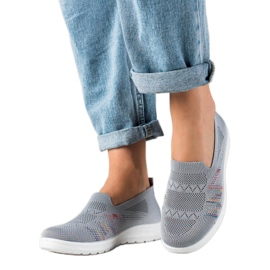 W. Potocki Wygodne Slipony Potocki szare