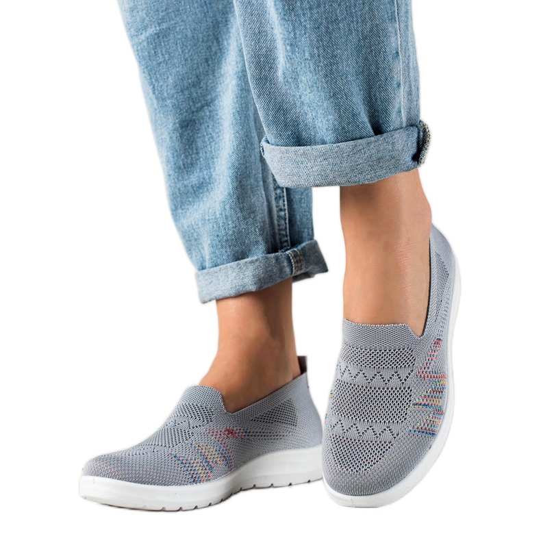 W. Potocki Wygodne Slipony Potocki szare