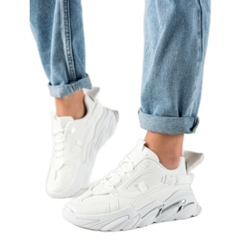 W. Potocki Białe Sneakersy Potocki