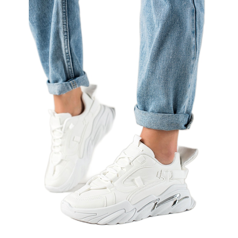 W. Potocki Białe Sneakersy Potocki