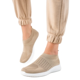 W. Potocki Wsuwane Buty Sportowe Potocki beżowy