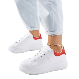 Białe sneakersy damskie Senja