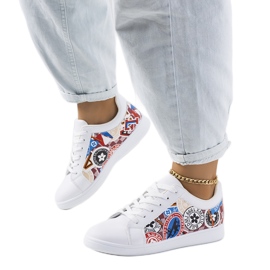 Białe sneakersy Jokela