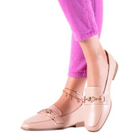 Lovery Eleganckie Mokasyny beżowy