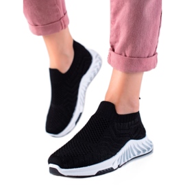 J. Star Wsuwane Buty Sportowe czarne