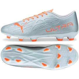 Buty piłkarskie Puma Ultra 4.4 FG/AG M 106700 01 szare srebrny