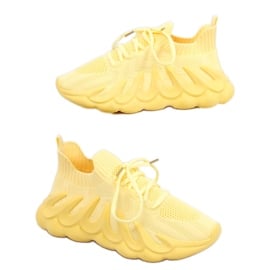 Skarpetkowe buty sportowe Ineng Yellow żółte