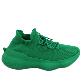 Skarpetkowe buty sportowe Desire Green zielone