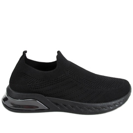 Buty sportowe skarpetkowe Agua Black czarne