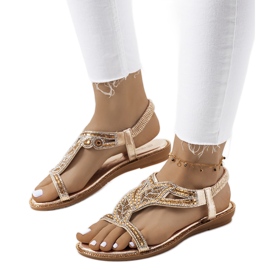 Złote sandały Mikayla złoty