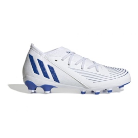 Buty piłkarskie adidas Predator Edge.3 Mg Jr GZ2893 białe białe