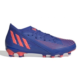 Buty piłkarskie adidas Predator Edge.3 Mg Jr GZ2894 niebieskie niebieskie