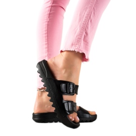 Seastar Wygodne Klapki czarne