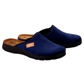 Kapcie domowe Inblu M ARC6A granatowe niebieskie