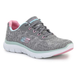 Buty Skechers Flex Appeal 4.0 - Fresh Move W 149570-GYMN szare