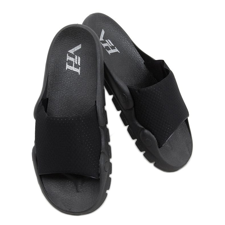 Klapki damskie Wind Black czarne