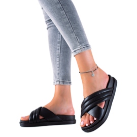 Cm Paris Casualowe Klapki czarne