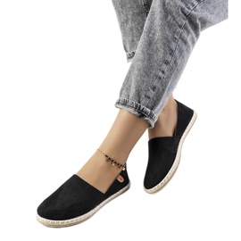 Czarne espadryle damskie Jacquet