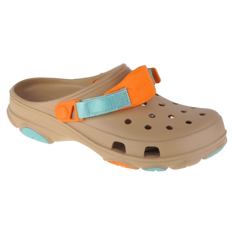 Klapki Crocs Classic All Terrain Clog M 206340-2ZM beżowy niebieskie pomarańczowe