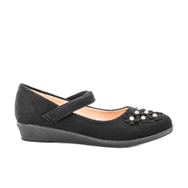 BM Czarne balerinki dziecięce Holanti