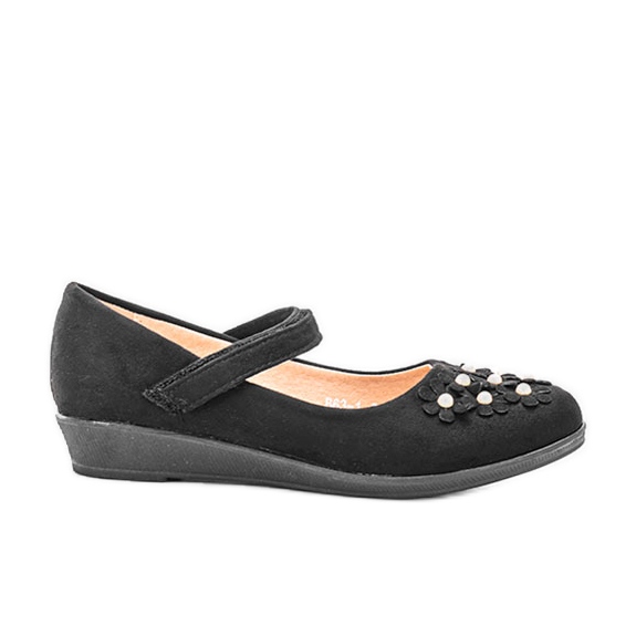 BM Czarne balerinki dziecięce Holanti