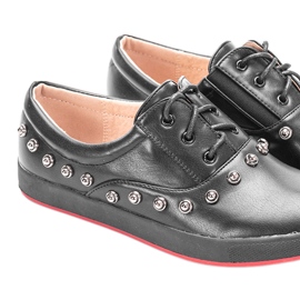 Czarne tenisówki dziecięce Kooi