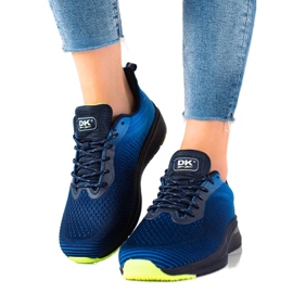 Klasyczne Buty Sportowe DK granatowe niebieskie