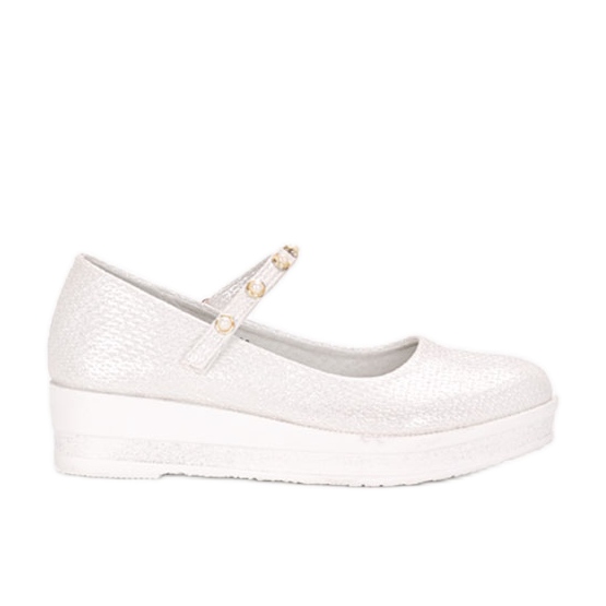 Białe baleriny dziecięce Kuiper