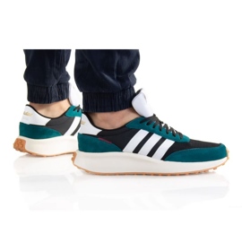 Buty adidas Run 70S M GY3887 białe czarne zielone