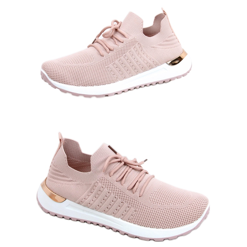 Sneakersy skarpetkowe Lars Pink różowe