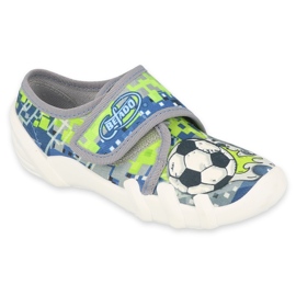 Befado obuwie dziecięce 273Y334 szare wielokolorowe zielone