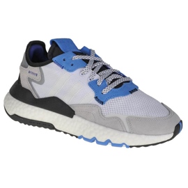 Buty adidas Nite Jogger Jr EE6440 niebieskie szare