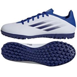 Buty piłkarskie adidas X Speedflow.4 Tf M GW7531 wielokolorowe białe