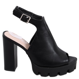 Sandałki na platformie Rome Black czarne