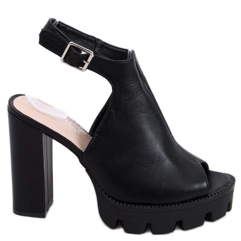 Sandałki na platformie Rome Black czarne