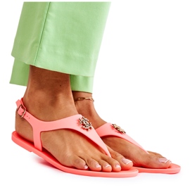 PH1 Damskie Sandałki Neonowe Pomarańczowe Sonner