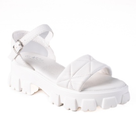 SHELOVET Sandały Fashion białe