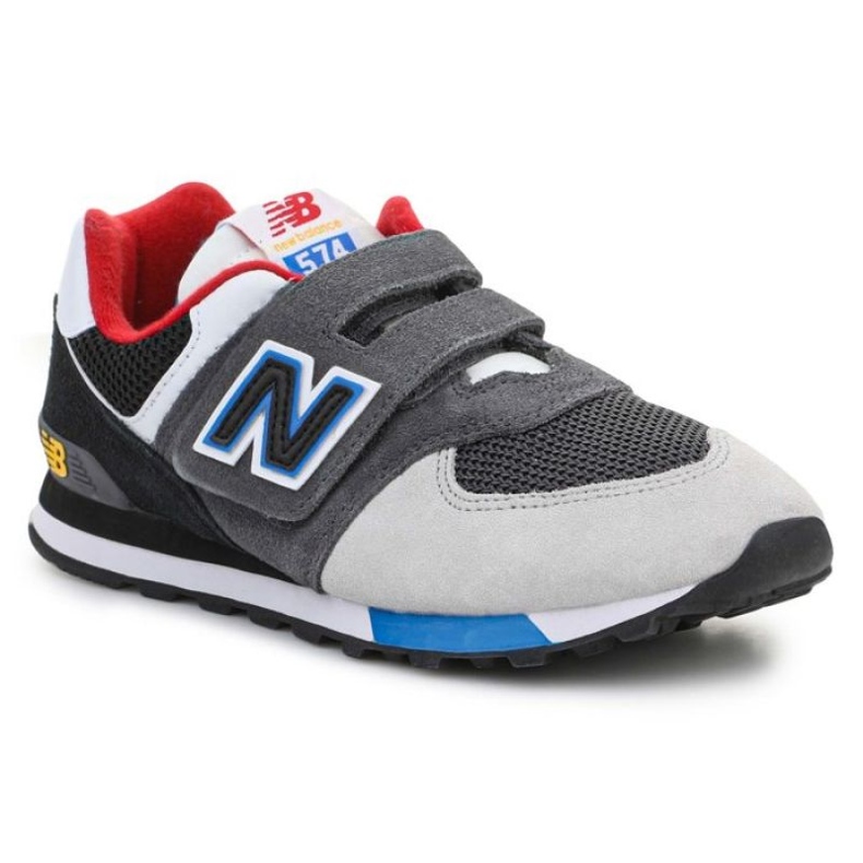 Buty New Balance Jr PV574LB1 czerwone szare