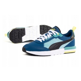 Buty Puma R22 Cord M 383834 01 czarne niebieskie