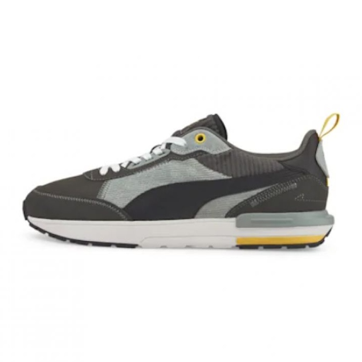 Buty Puma R22 Cord M 383834 02 białe czarne szare