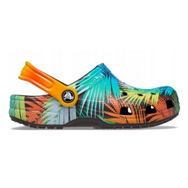 Klapki Crocs Classic Pool Party Clog Jr 207826-0C4 niebieskie niebieskie