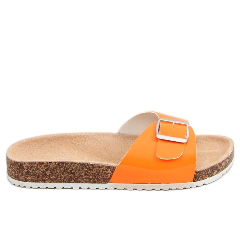 Klapki damskie Nico Orange pomarańczowe