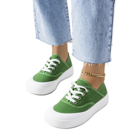 Zielone tenisówki Jesperse